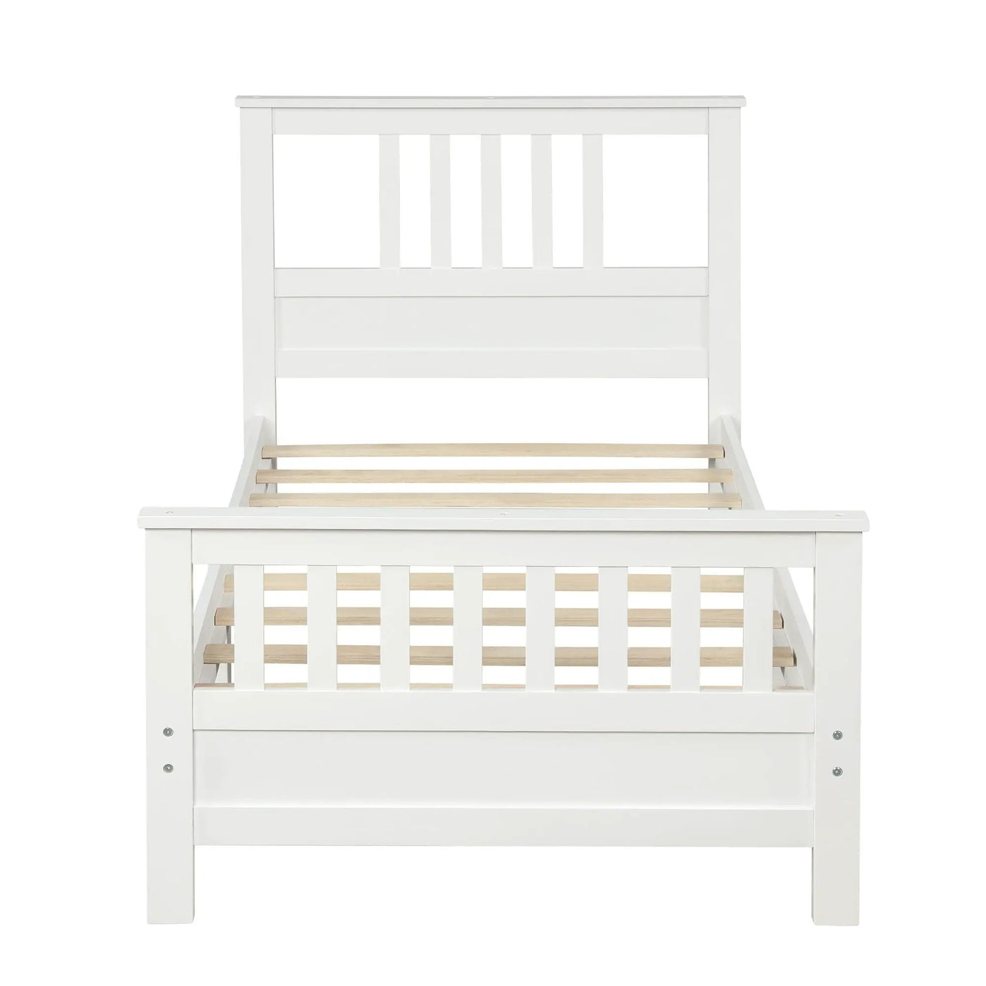 Platform Bed With Paneled Headboard And Footboard by Unique Piece Furniture