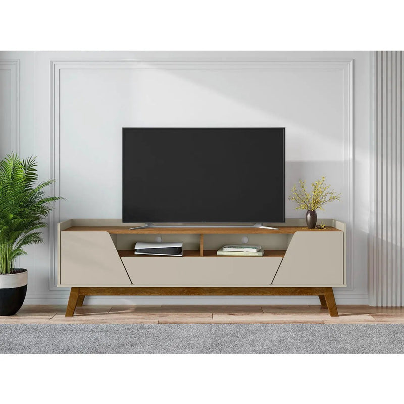 Marcus - TV Stand With 4 Shelves And Soft Close Doors by HouseOfZazla