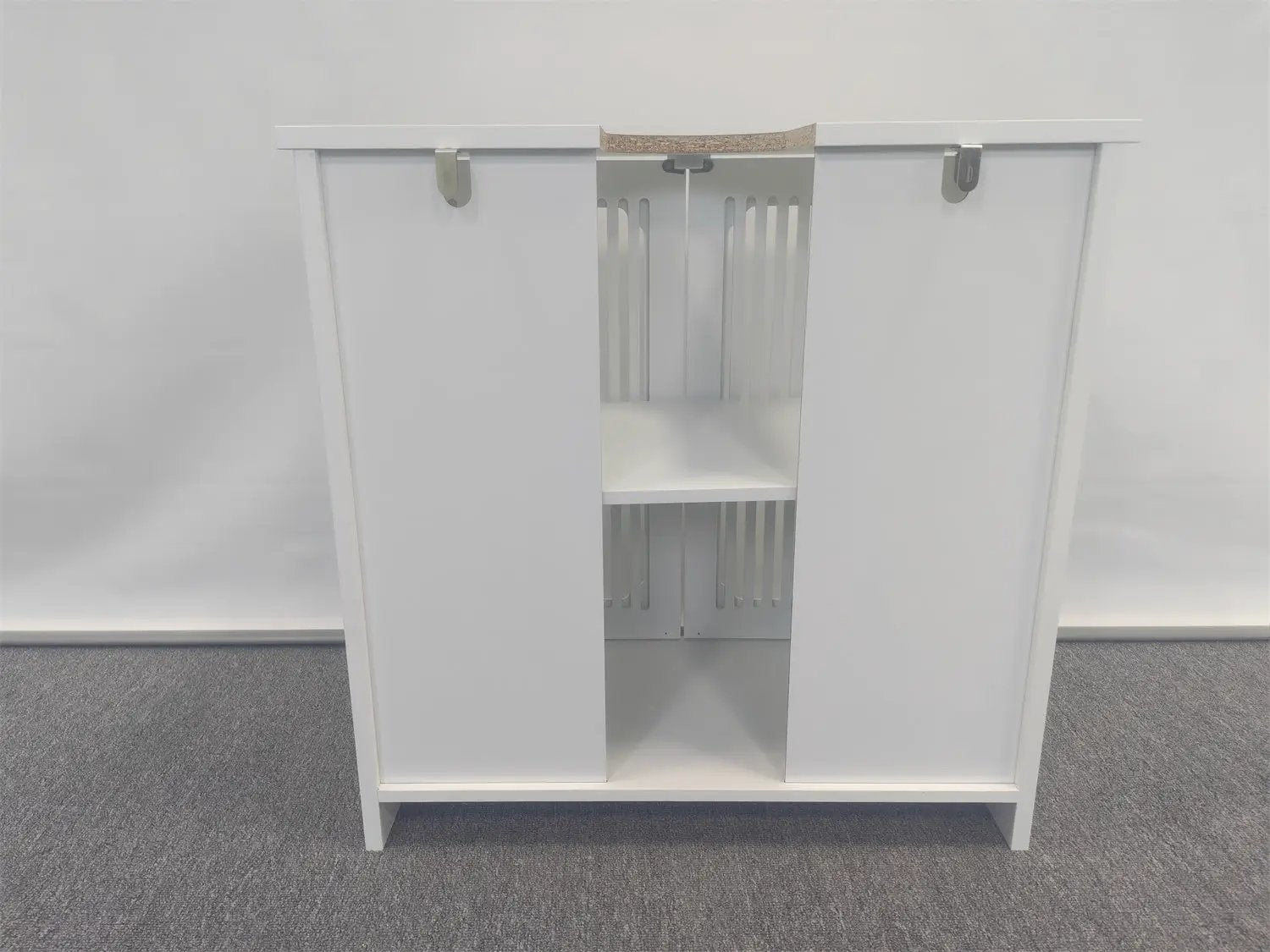 Louvered Double-Door Floor-Standing Bathroom Vanity by HouseOfZazla