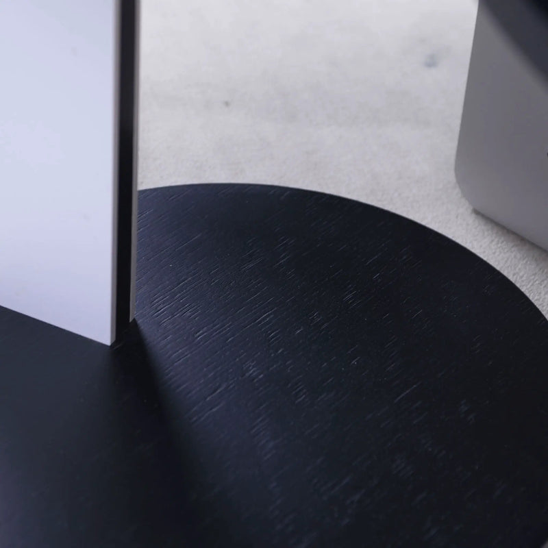 Round Coffee & End Table Set - Black by HouseOfZazla