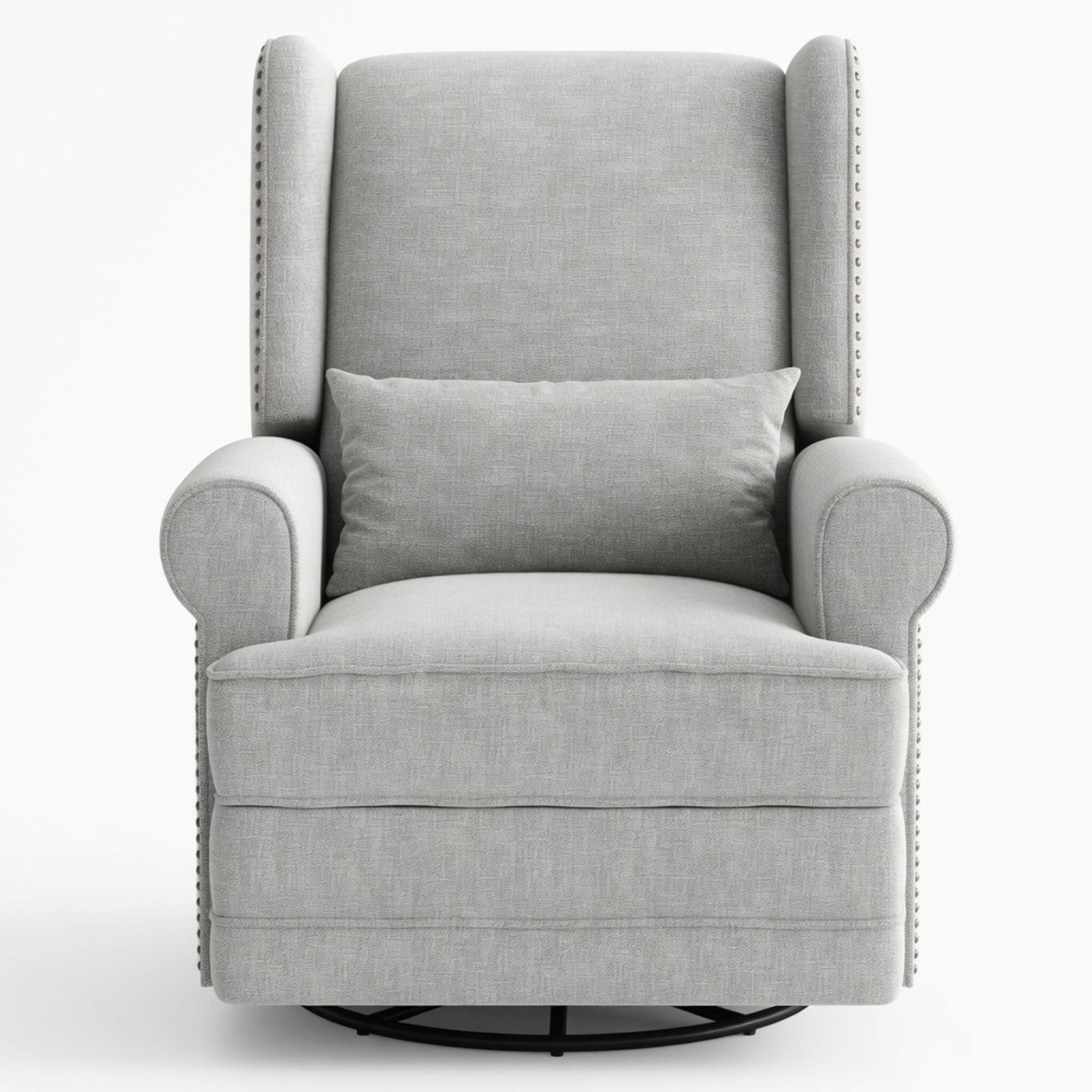 Extra Wide Swivel Recliner Glider Chair With Footrest by HouseOfZazla