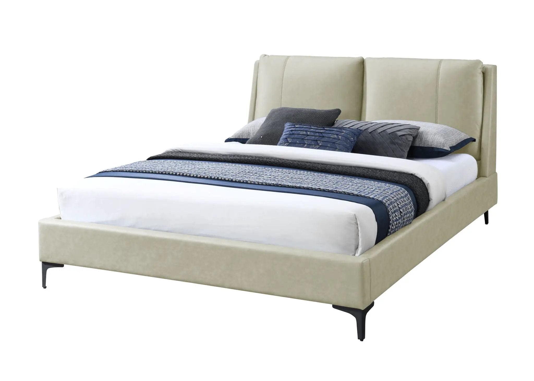 Fully Upholstered Bed by Unique Piece Furniture