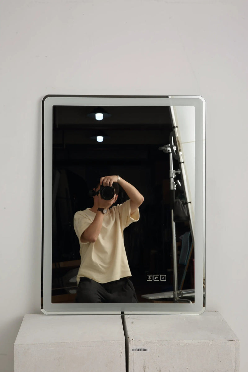40x32 Inch LED Bathroom Mirror Vanity Mirrors by HouseOfZazla