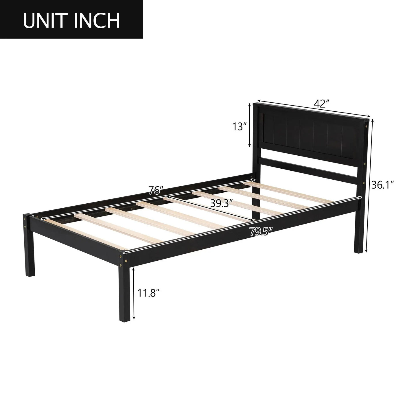 Platform Bed Frame With Headboard by Unique Piece Furniture