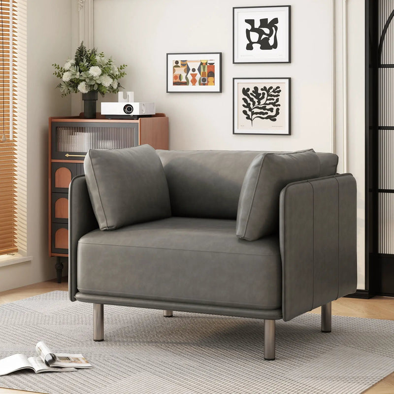 Vintage Modern Aesthetic Appeal Lounge Chair by HouseOfZazla