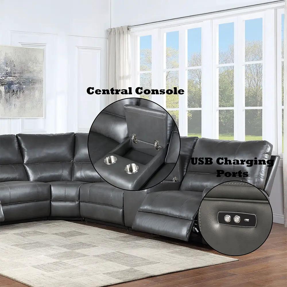Saul - Sectional Sofa by Unique Piece Furniture