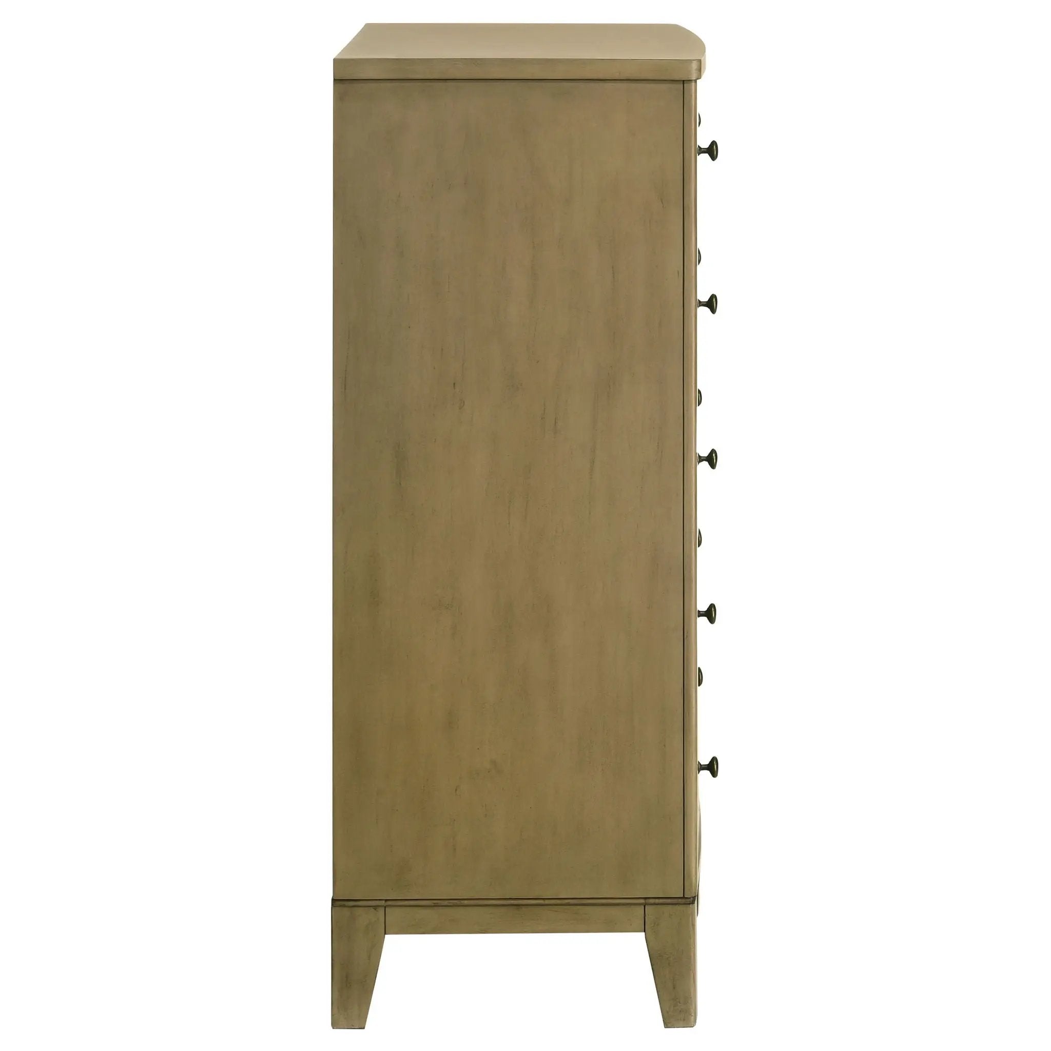 Menlo - 5 Drawer Bedroom Chest Of Drawers - Natural by HouseOfZazla