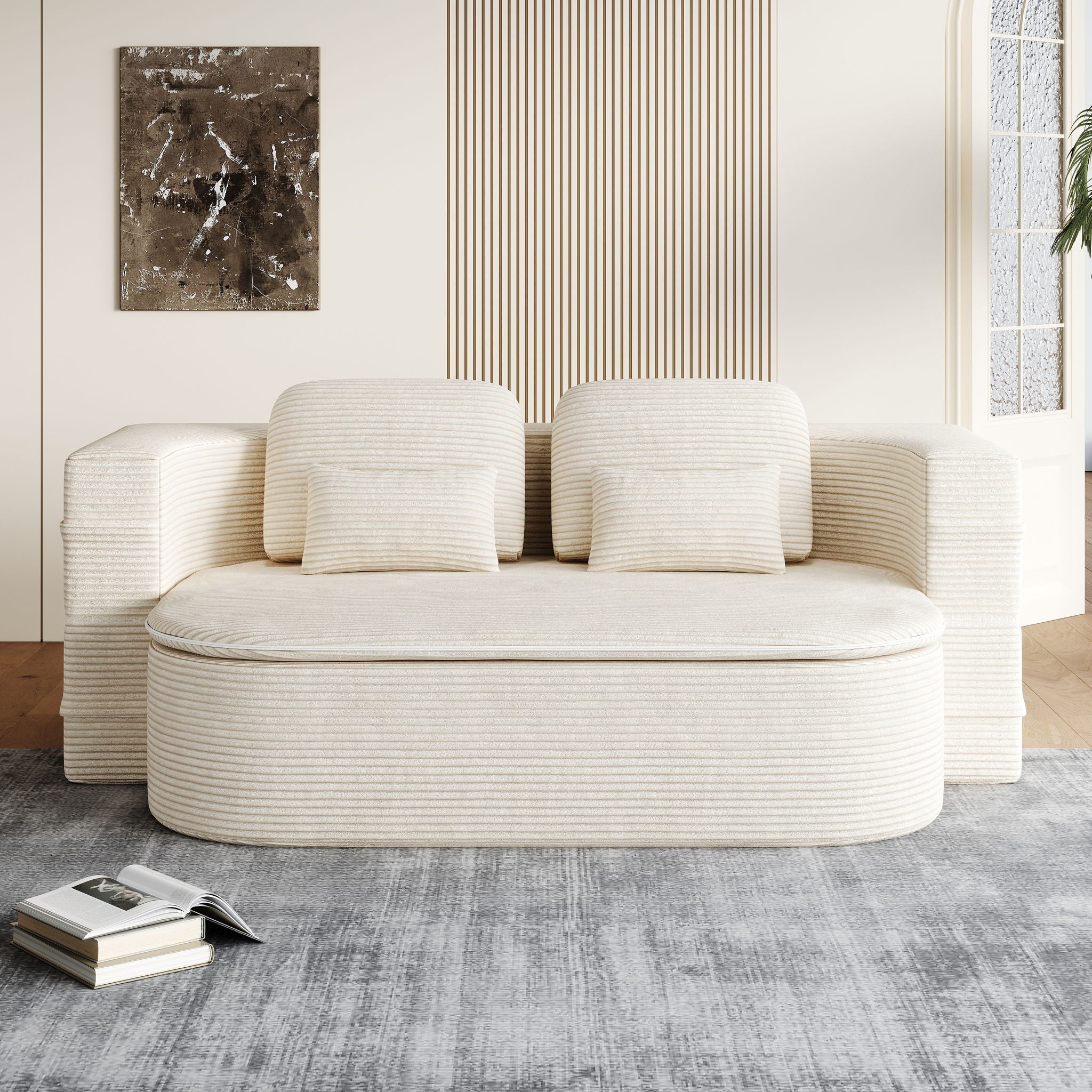 2 In 1 Foldable Sofa Bed With Multi Functional Blanket by HouseOfZazla