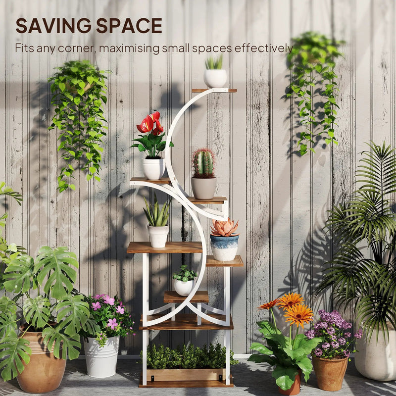 Outsunny 8 Tier Plant Stand Indoor by HouseOfZazla