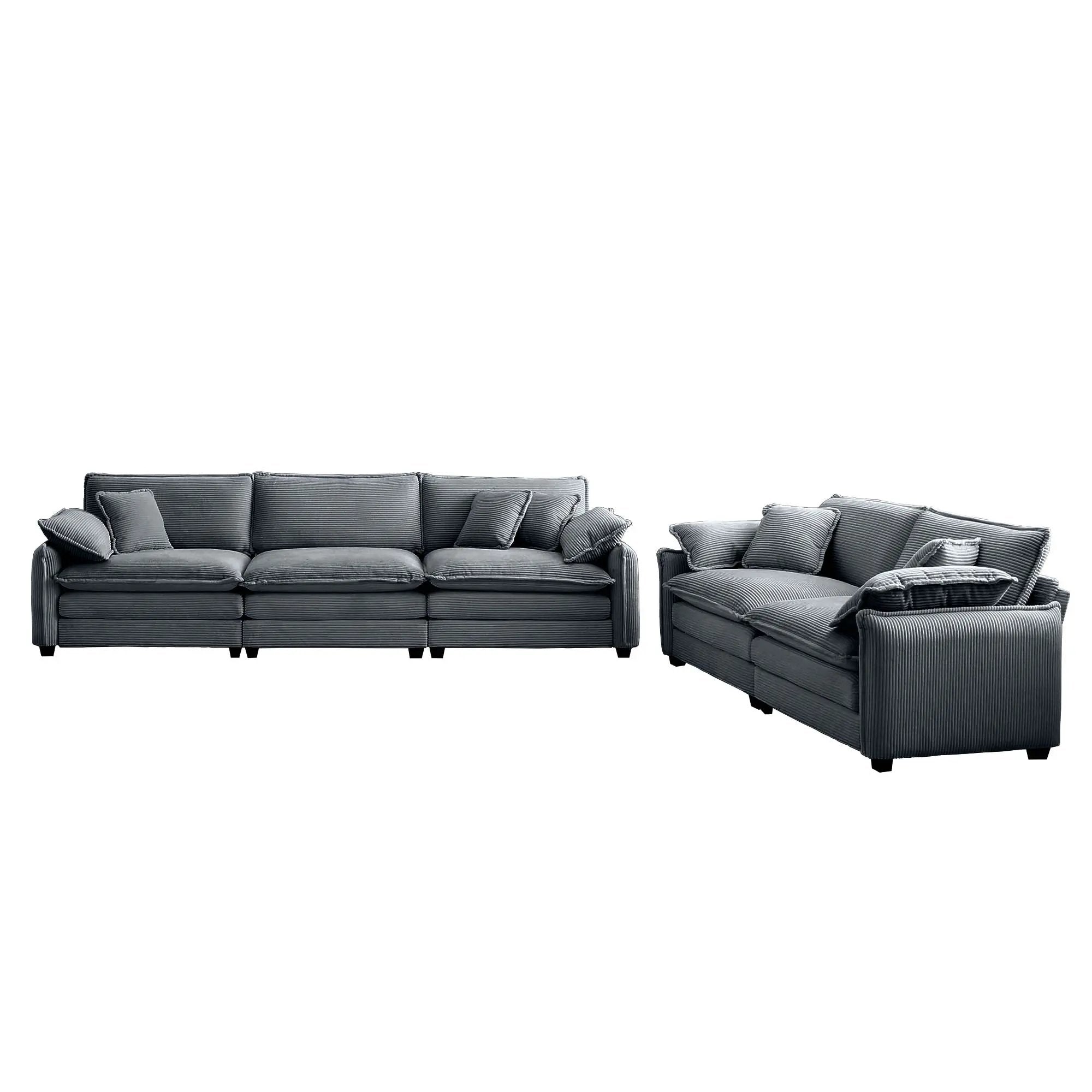 Family Sofa Set - Deep Seat Sofa for Home Cinema and Living Room by HouseOfZazla