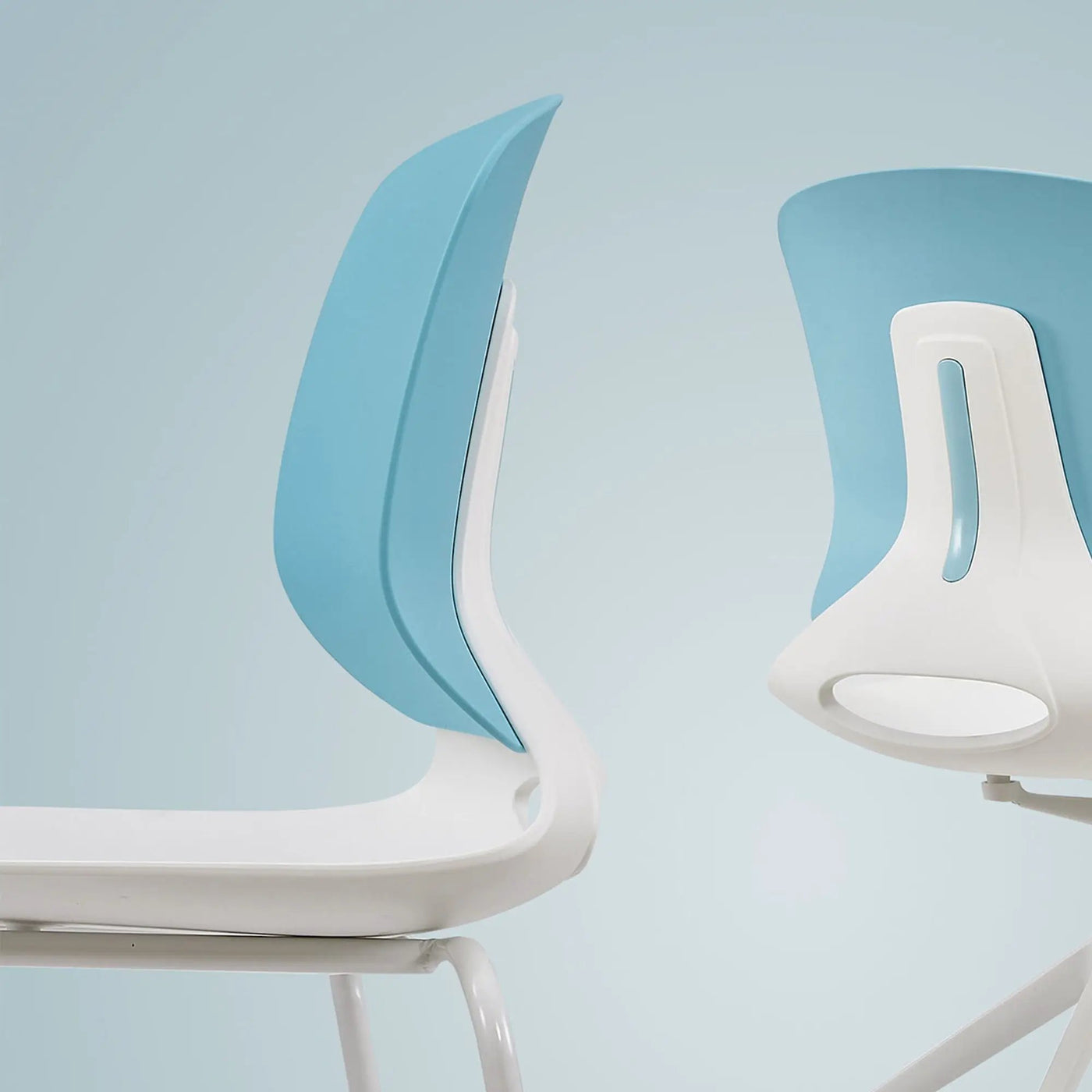 Ergonomic Backrest Stacking Chairs (Set of 4) by Unique Piece Furniture