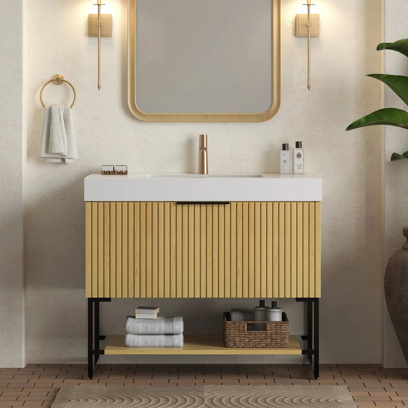 YOLAN 36" Bathroom Vanity & Sink by HouseOfZazla
