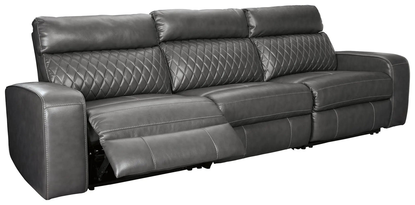 Samperstone - Power Reclining Sectional by Unique Piece Furniture