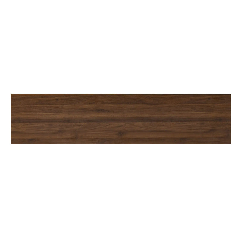 TV Stand With Soft Closing Hinges And Cable Management - Walnut by HouseOfZazla