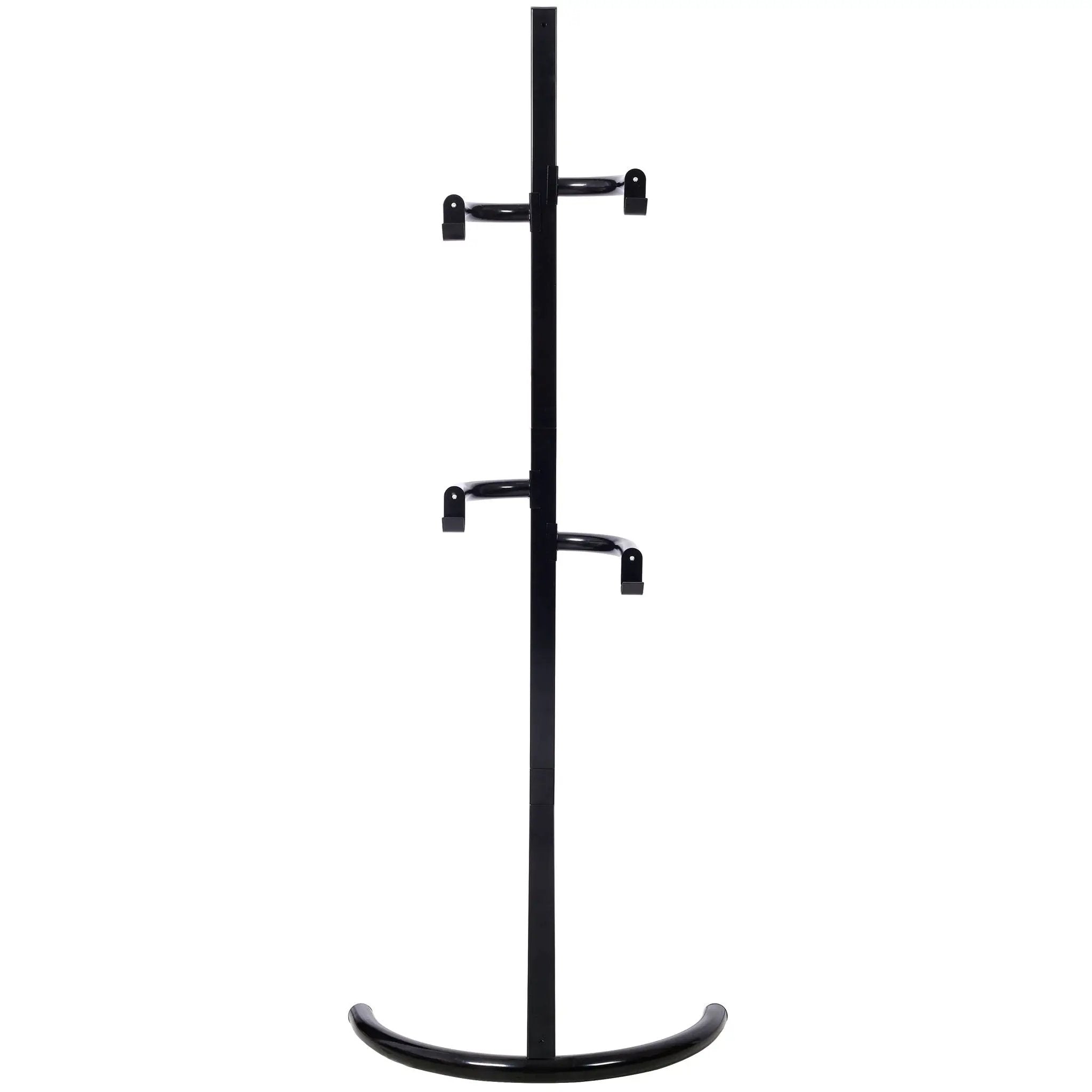 Indoor Bike Rack Stand For 1 - 2 Bicycles With Adjustable Arms - Black by HouseOfZazla