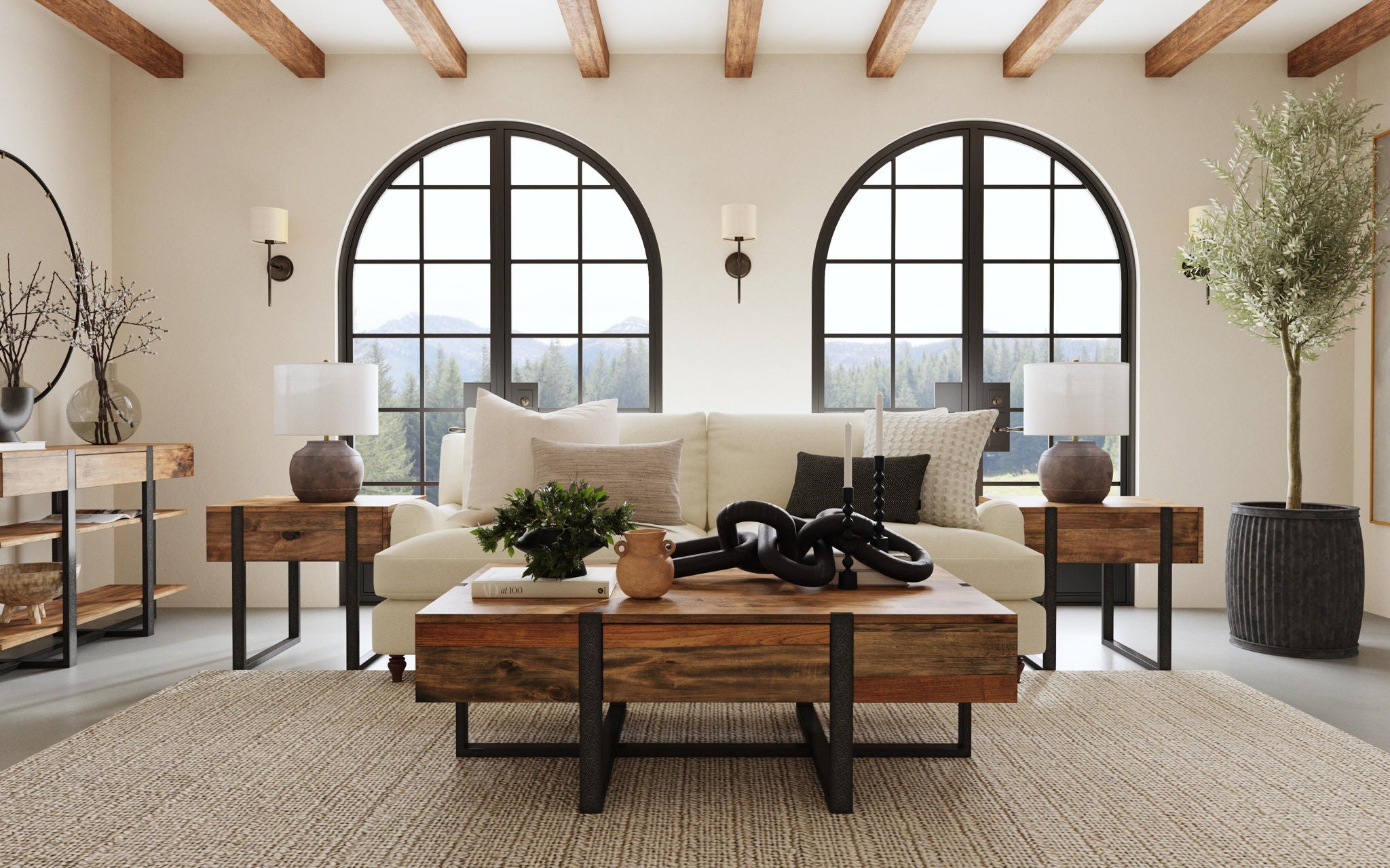 Prescott - Modern Reclaimed Wood Table by Unique Piece Furniture