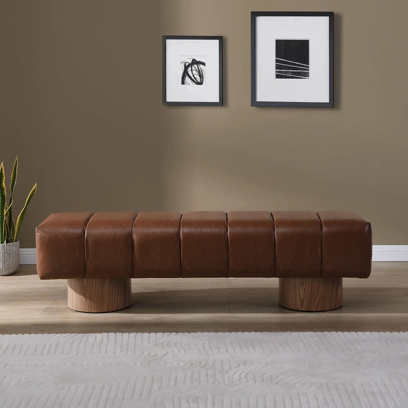 Upholstered Dining Bench For Dining Room by Unique Piece Furniture
