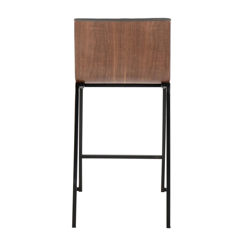 Mason Mara - Contemporary Fixed Height Quality Counter Stool (Set of 2) by HouseOfZazla