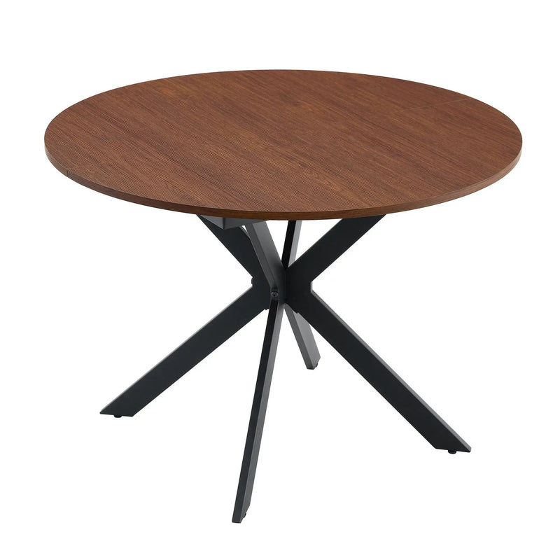 Extendable Round Dining Table - Walnut by Unique Piece Furniture