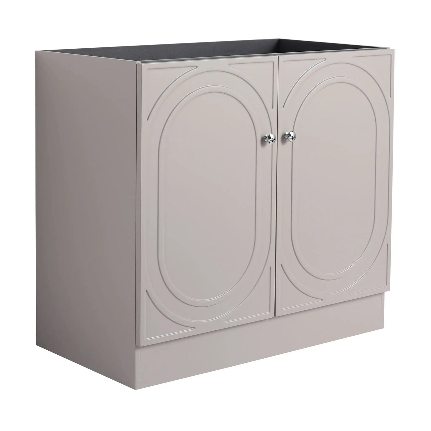 Modern Freestanding Bathroom Vanity With Soft Close Cabinet Doors by HouseOfZazla