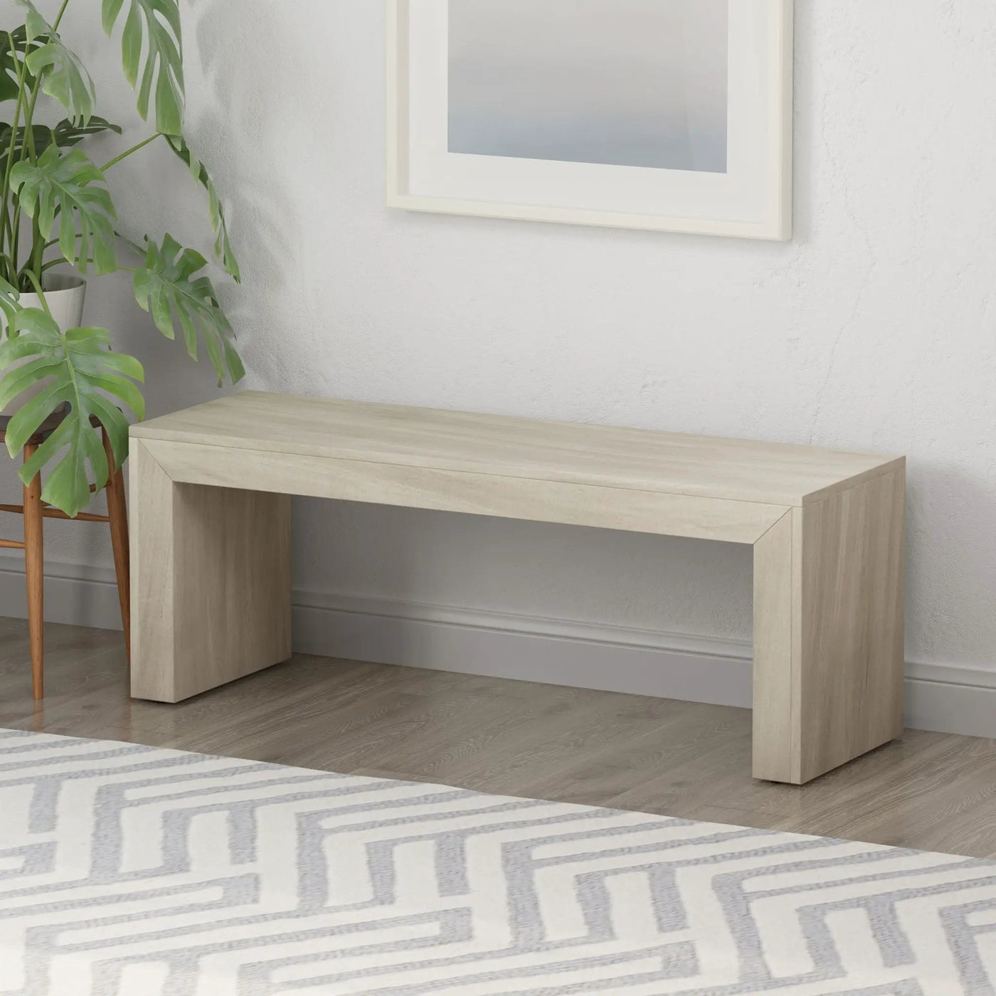 Acacia Wood Dining Bench, Farmhouse Style by HouseOfZazla