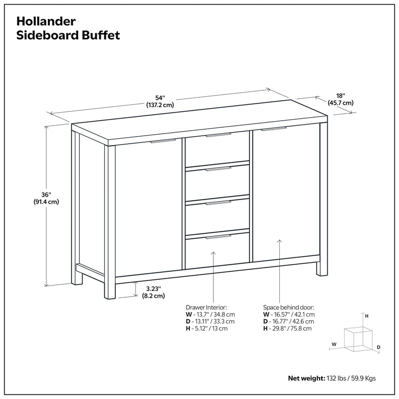 Hollander - Handcrafted Sideboard Buffet by HouseOfZazla