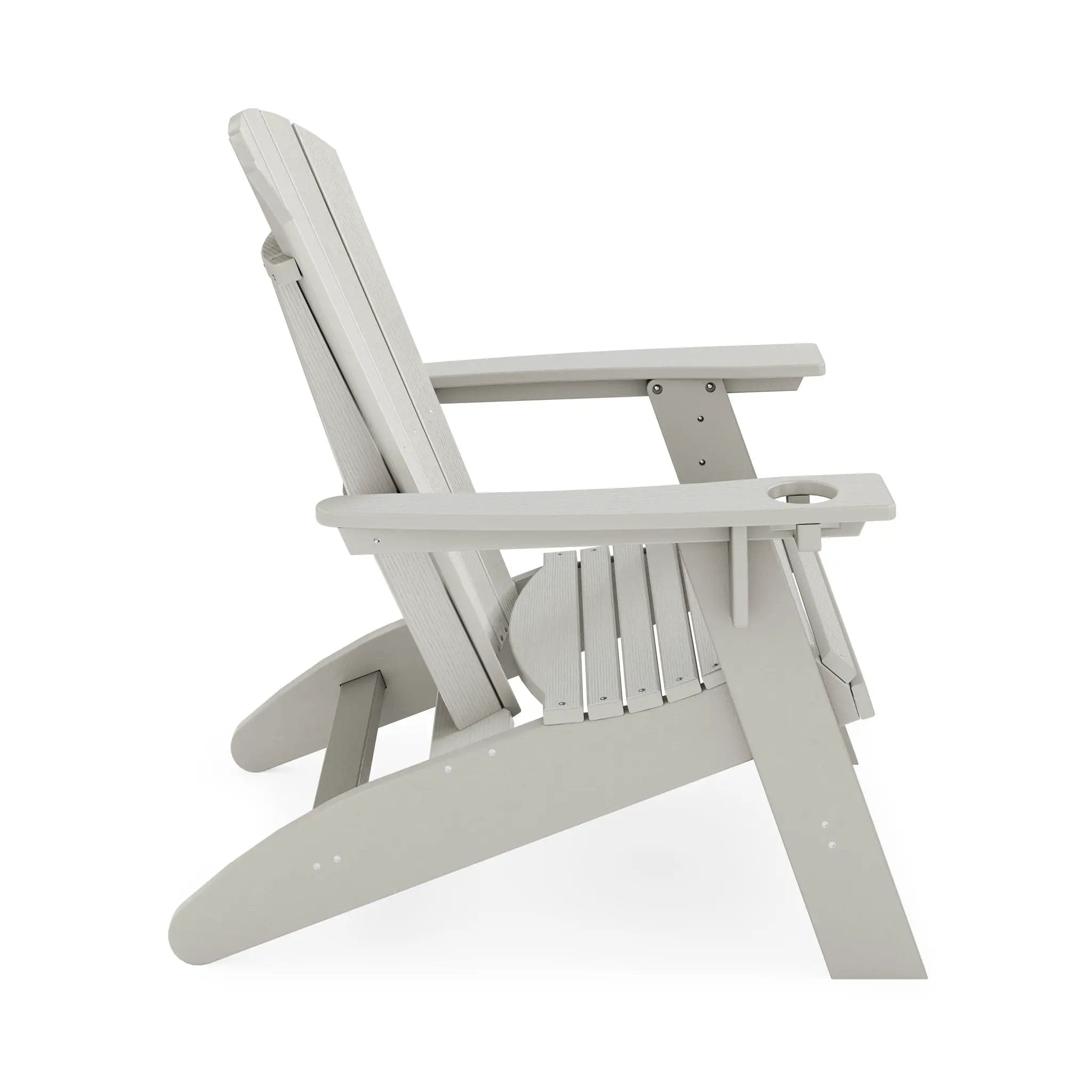 Adirondack Chair Sturdy HDPE Poly Lumber For Poolside, Patio, And Garden Relaxation by HouseOfZazla
