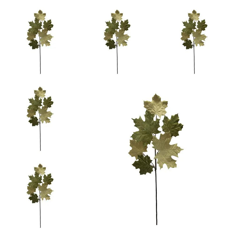 Paper Maple Leaf Spray, Botanicals Decor For Harvest Festival Fall Festival & Thanksgiving Table Decorations by HouseOfZazla