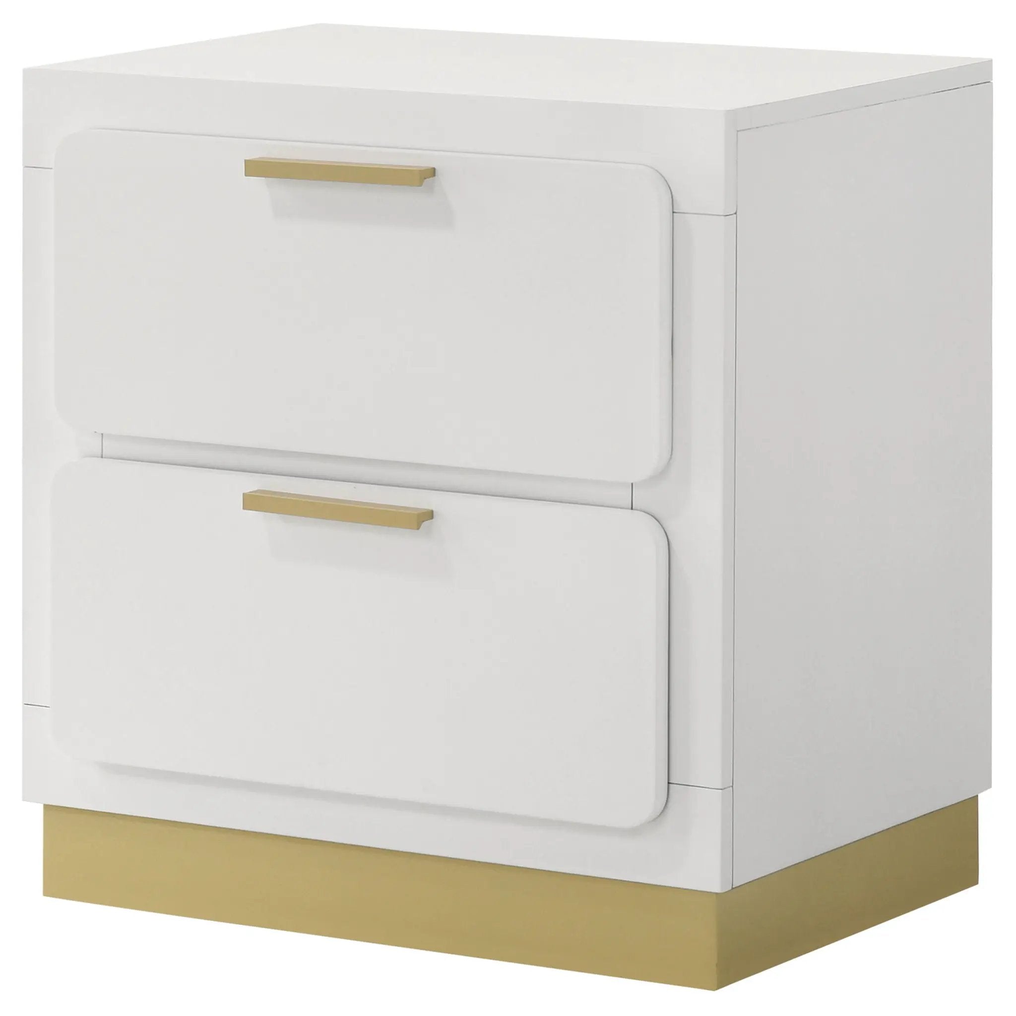 Caraway 2-drawer Nightstand White by Unique Piece Furniture