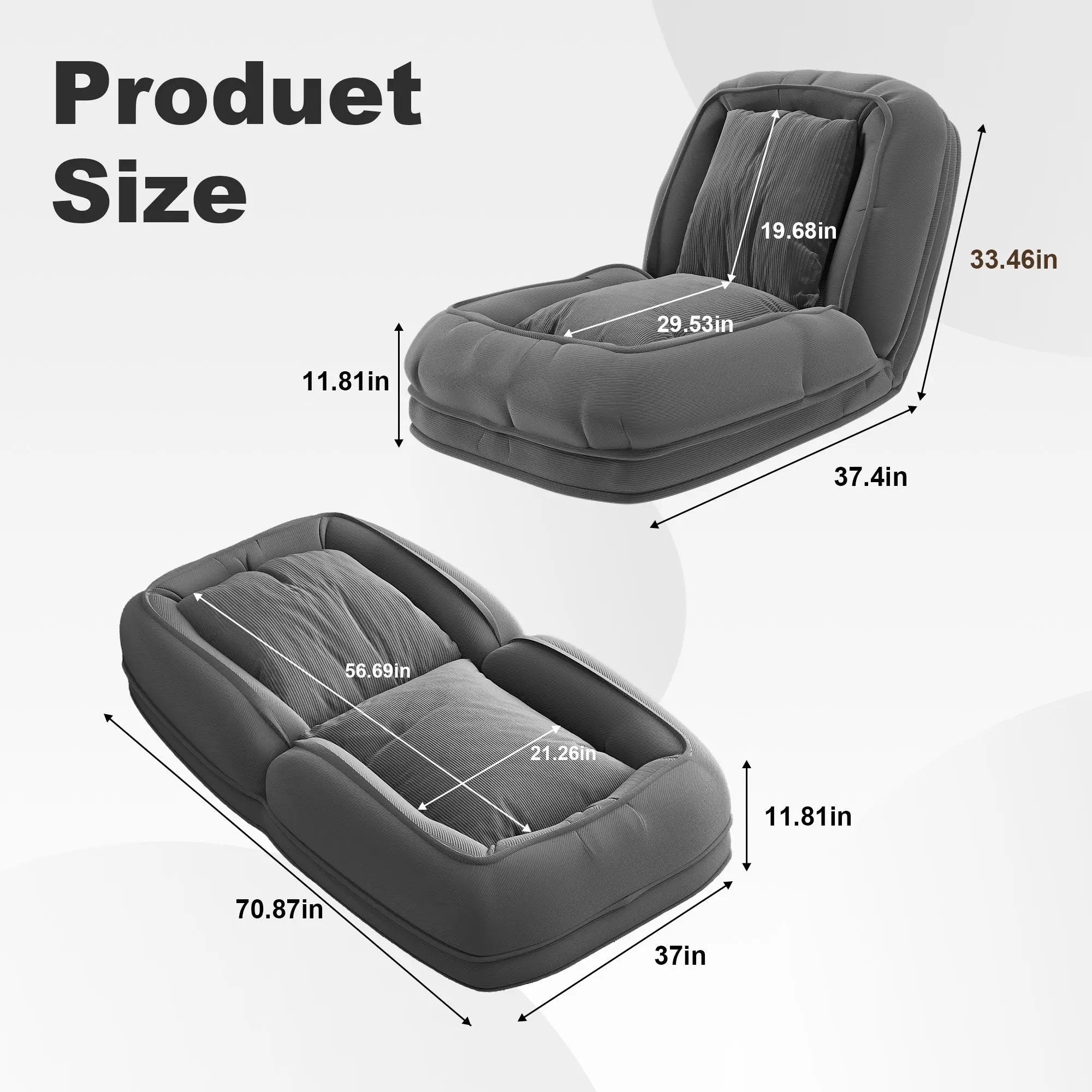 Upholstered Human Dog Bed for Adults and Pets by HouseOfZazla