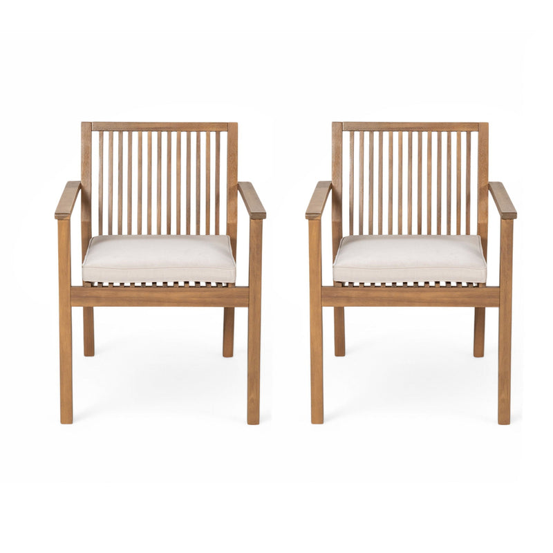 Patio Dining Chair, Comfortable Waterproof Seating (Set of 2) by HouseOfZazla