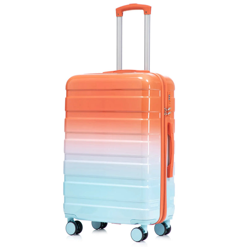 3-Piece Spinner Wheel Luggage Set with Gradient Color by HouseOfZazla