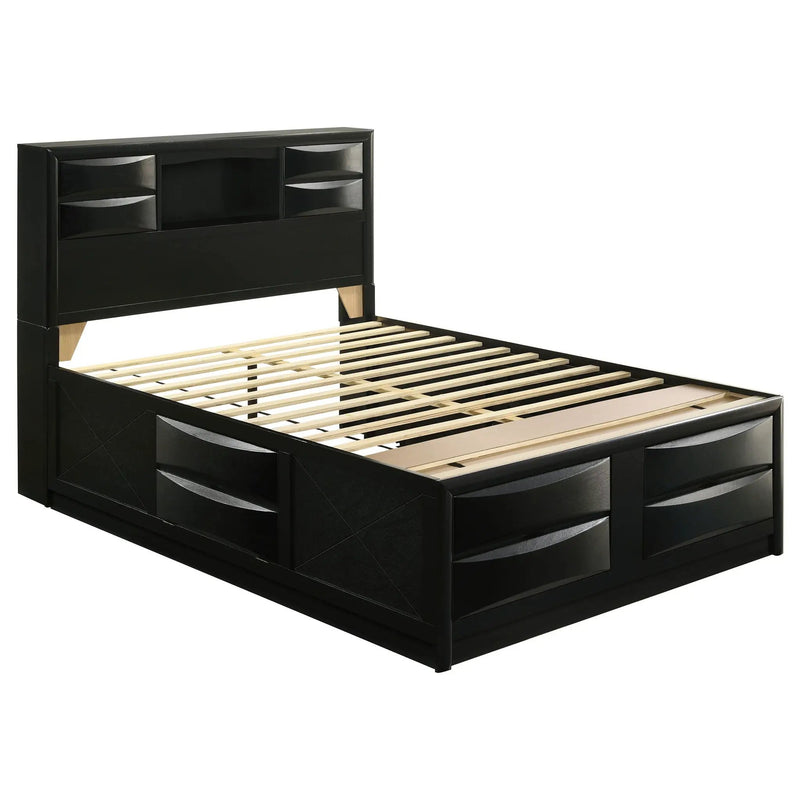 Briana 4-piece Queen Bedroom Set Black by Unique Piece Furniture