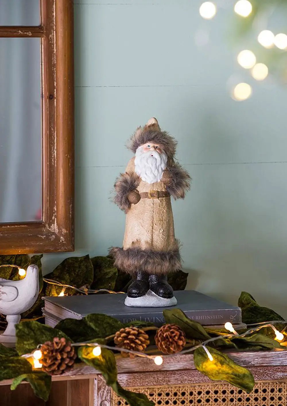 Christmas Gnomes Decorations, Christmas Table Home Ornaments For Holiday Party Gifts (Set of 2) - Beige / White by Unique Piece Furniture
