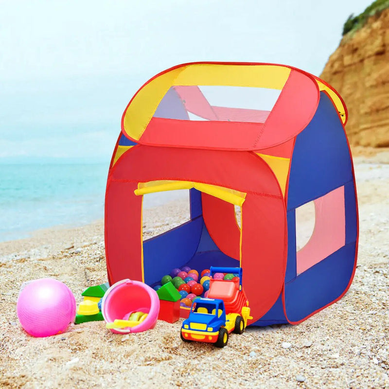 Portable Kid Play House Toy Tent with 100 Balls by DirectDeals