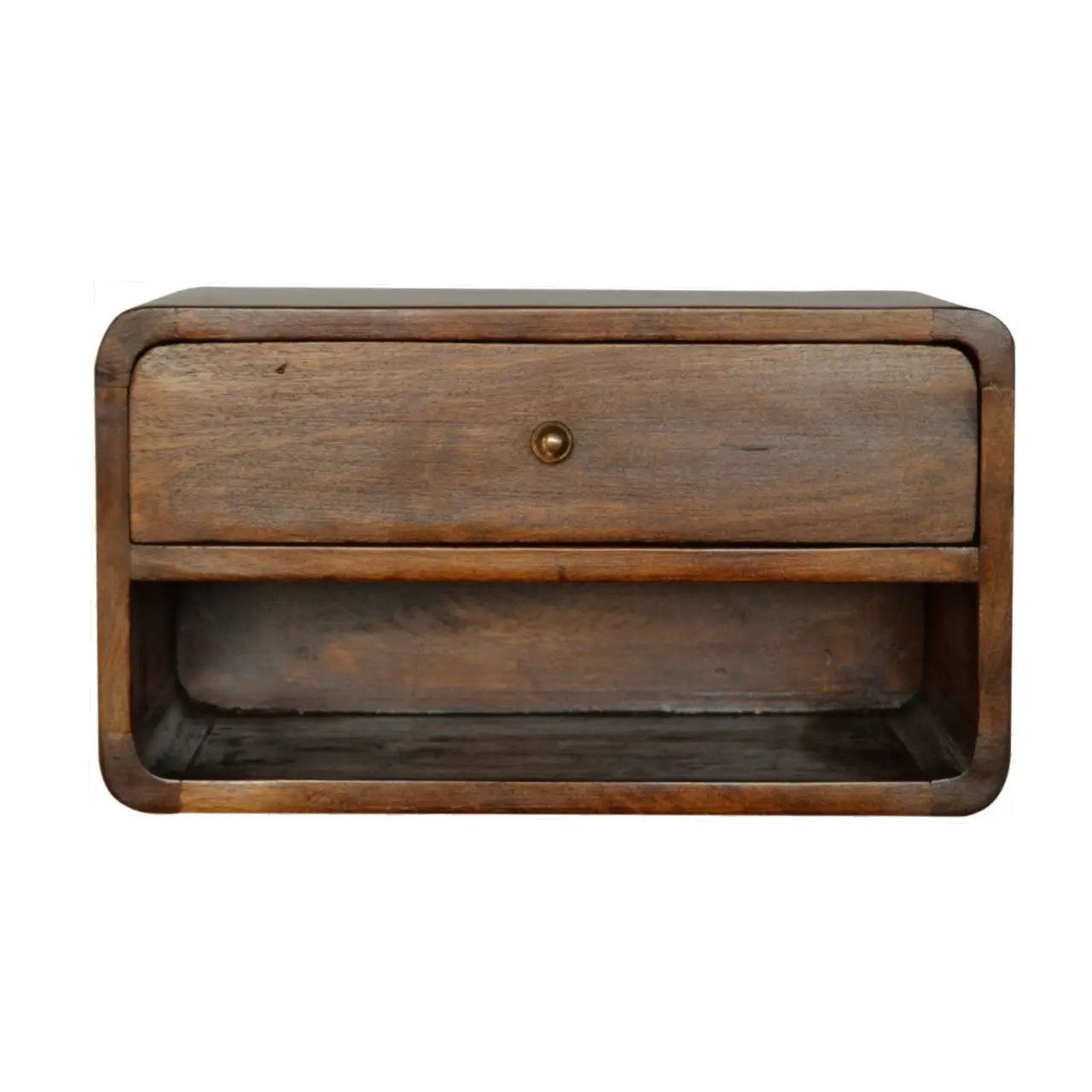 Curve Upper Slot Floating Nightstand by Unique Piece Furniture