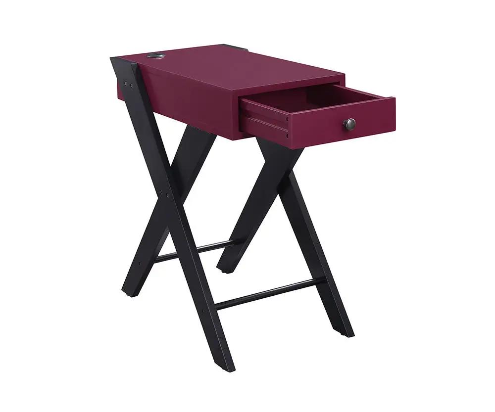 Fierce Accent Table with Built-in USB Port by HouseOfZazla