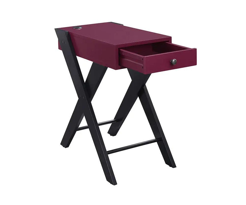Fierce Accent Table with Built-in USB Port by HouseOfZazla