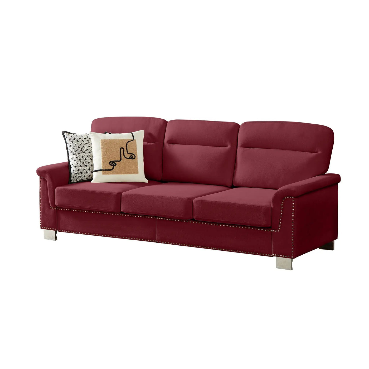 3 Seater Elegant Stationary Sofa by Unique Piece Furniture
