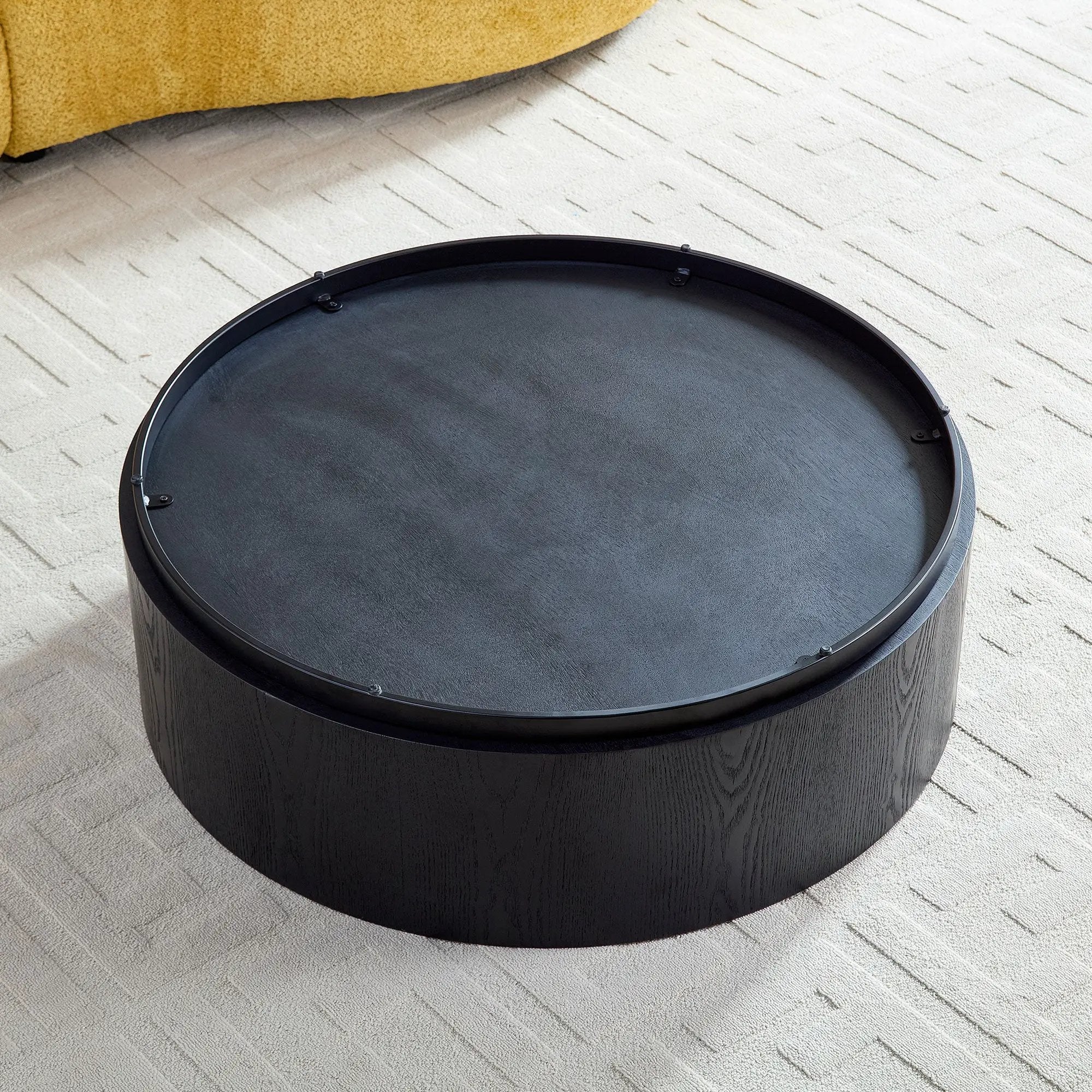 35.43 Inch Modern Round Coffee Table by HouseOfZazla