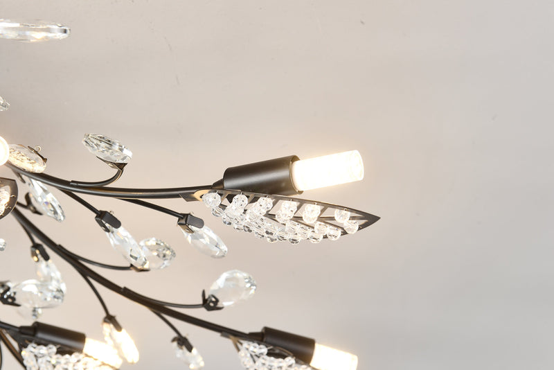 15-Light Chandelier Crystal Ceiling Lamp by HouseOfZazla