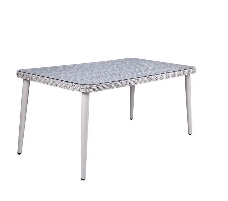 Jenneva - 7 Piece Patio Dining Set - Night Green Fabric & Gray by Unique Piece Furniture