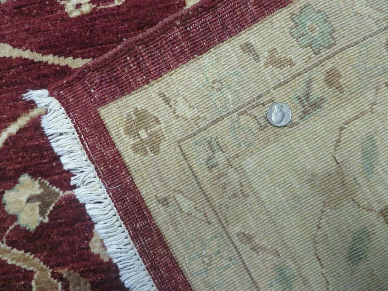 10' X 14' Vintage Handmade PESHAVAR CHOBI Pakistani Agra Wool Carpet Nice by Jewel Rugs