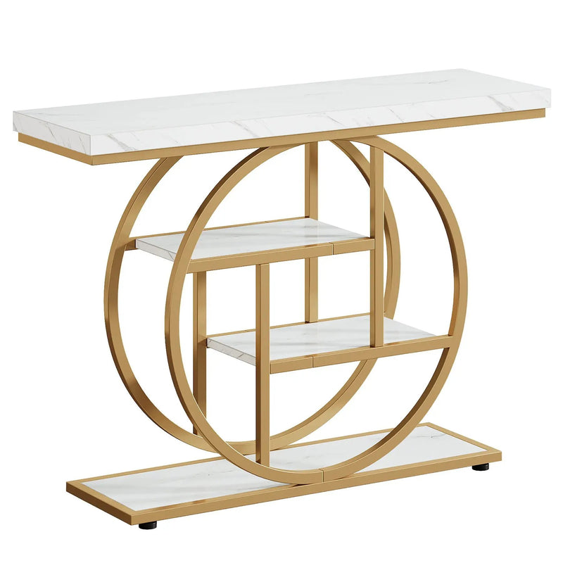 Console Table With 4 Tier Design For Living Hallway by HouseOfZazla