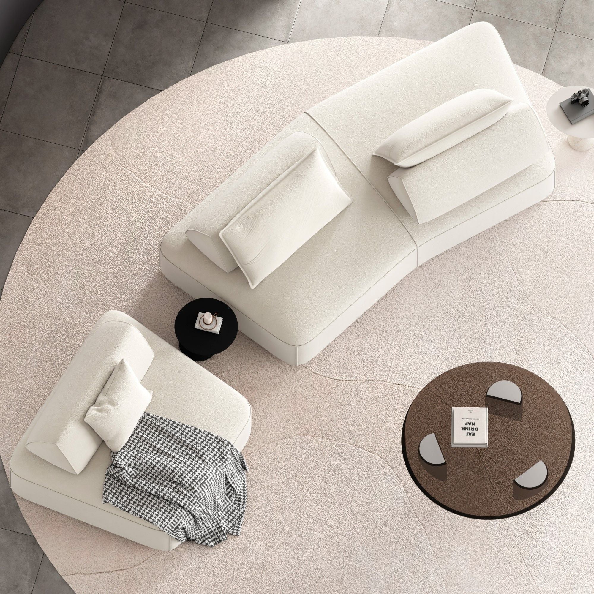 Modern Luxury Oversized Modular Sectional Sofa Set by HouseOfZazla
