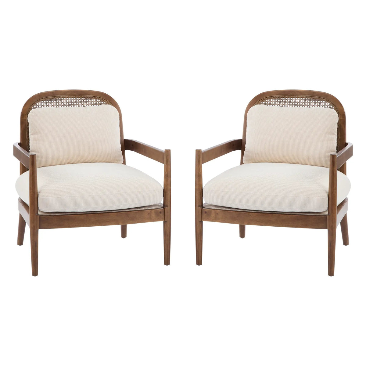 Set of 2 Mid-Century Modern Accent Chairs, photo 5 of 10