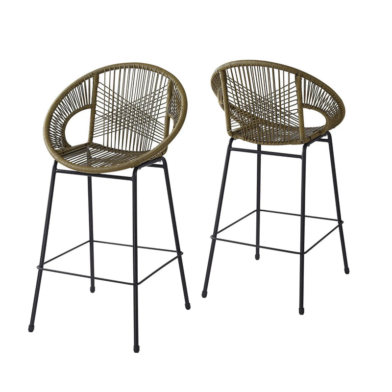 Ferrara Outdoor Patio Barstool (Set of 2) by HouseOfZazla