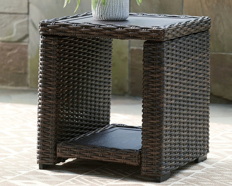 Grasson Lane - Square End Table - Brown by Unique Piece Furniture