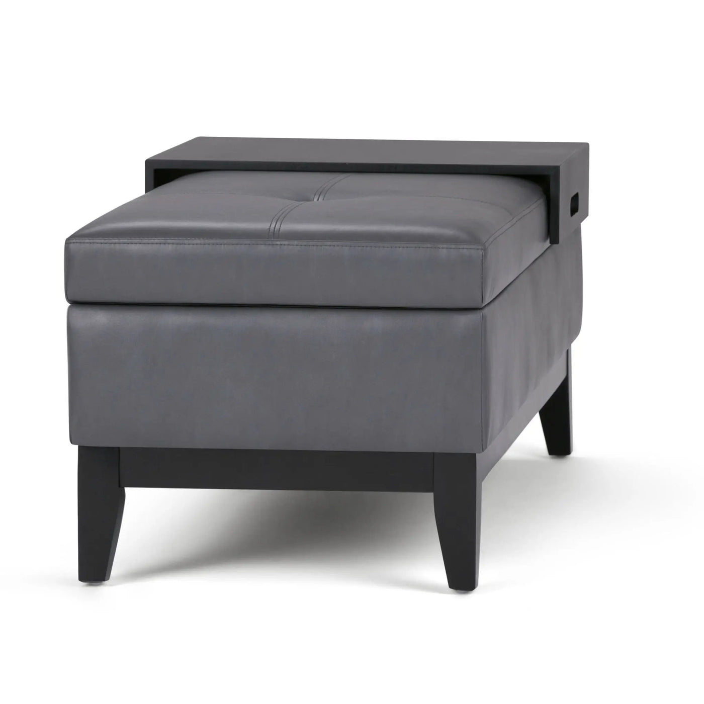 Oregon - Contemporary Storage Ottoman Bench With Tray by Unique Piece Furniture