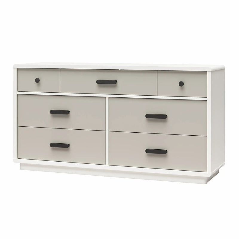 Valencia - 7 Drawer Wide Dresser - Taupe by Unique Piece Furniture
